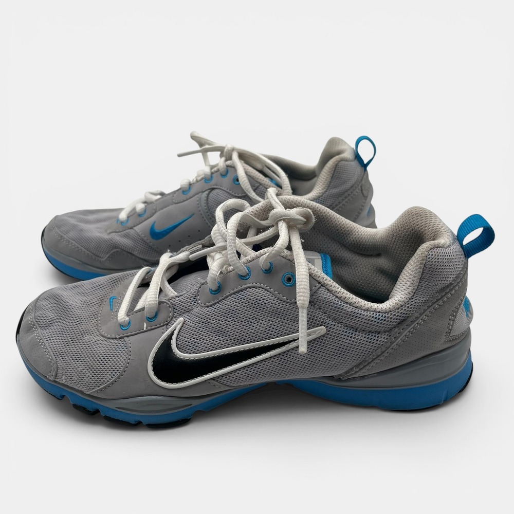 Nike Flex TR Running Shoes Grey Blue Womens 8.5 Low Top Sneakers 443836-003 - Picture 3 of 8